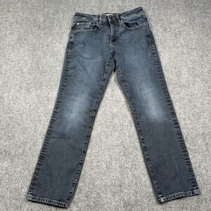 Warp + Weft Mens 31X30 ORD Chicago Straight Stretch Blue Highlands Denim Jeans